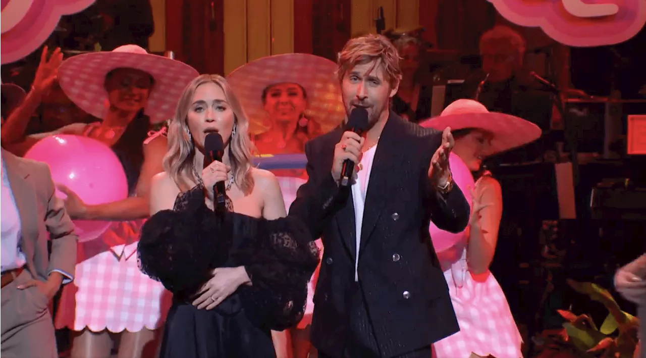 ‘SNL’: Ryan Gosling, Emily Blunt Channel Taylor Swift for Farewell to Ken