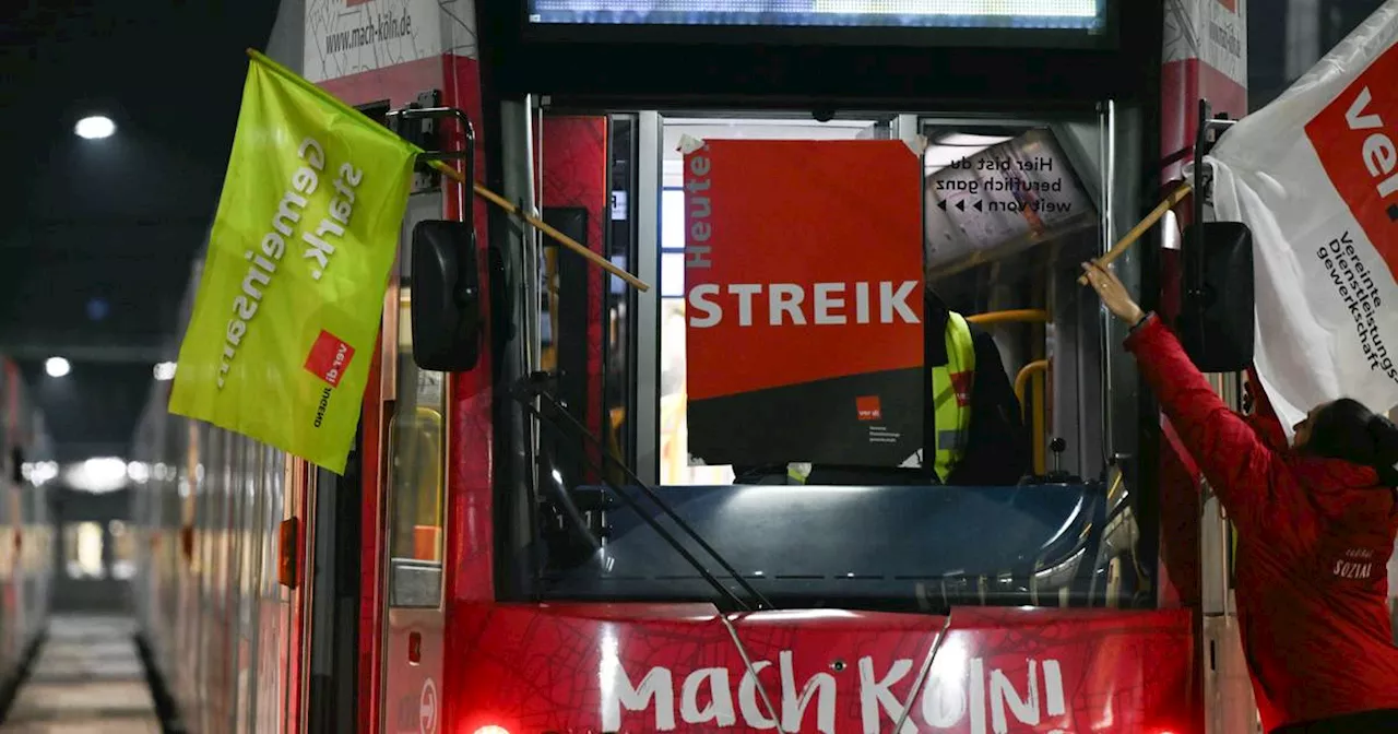 Streik im ÖPNV in NRW: Rheinbahn in Düsseldorf, SWK mobil Krefeld und Bogestra betroffen