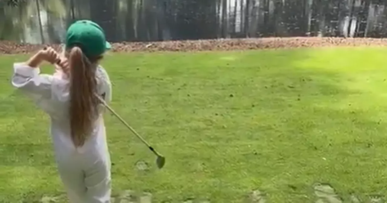 Shane Lowry's Family Joins Him at the 2024 Masters Tournament