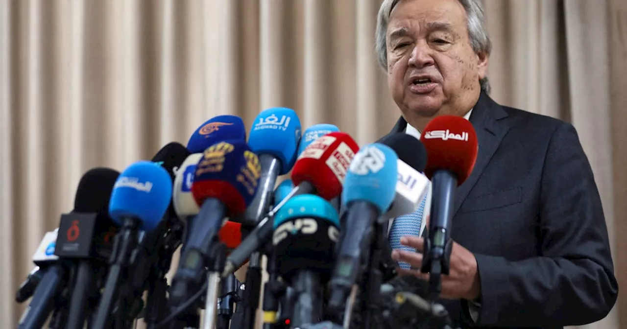 UN chief calls for maximum restraint after Iran's attack on Israel