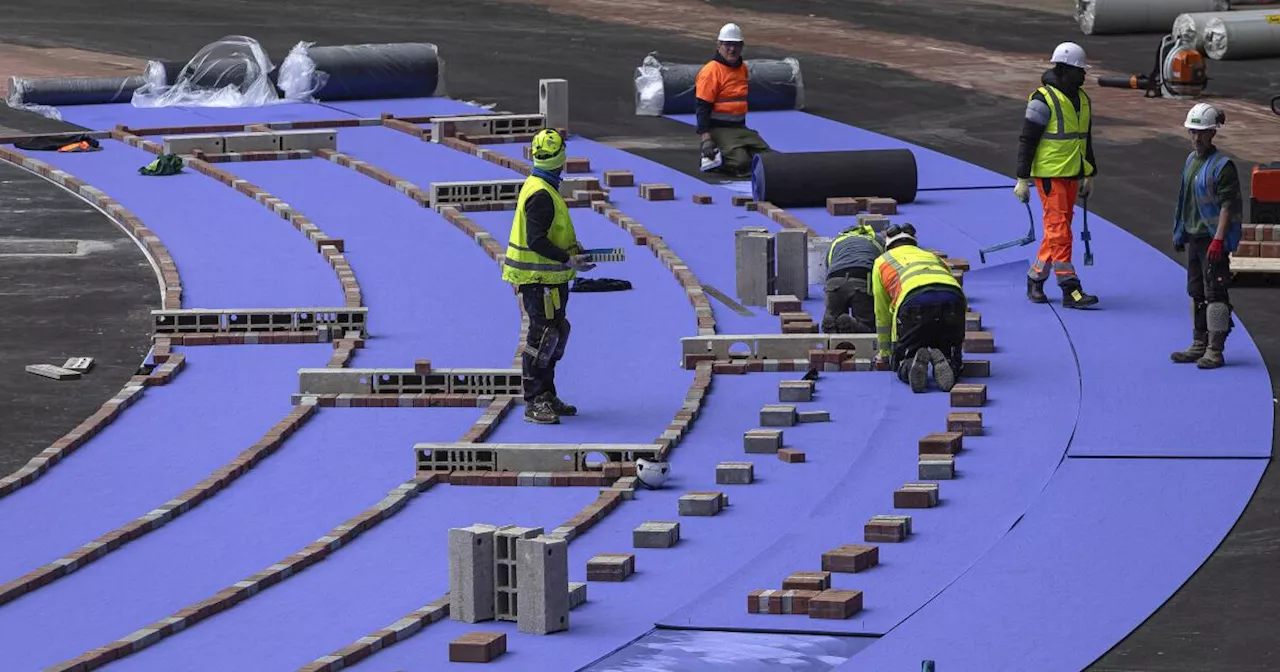 Seeing purple: Fans get a new track color and maybe record-breaking times at Paris Olympics