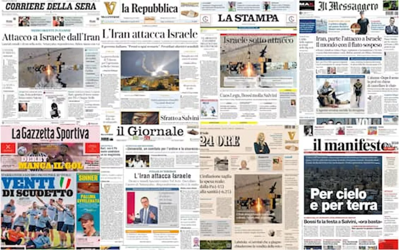 Le prime pagine dei quotidiani di oggi 14 aprile: la rassegna stampa di Sky TG24