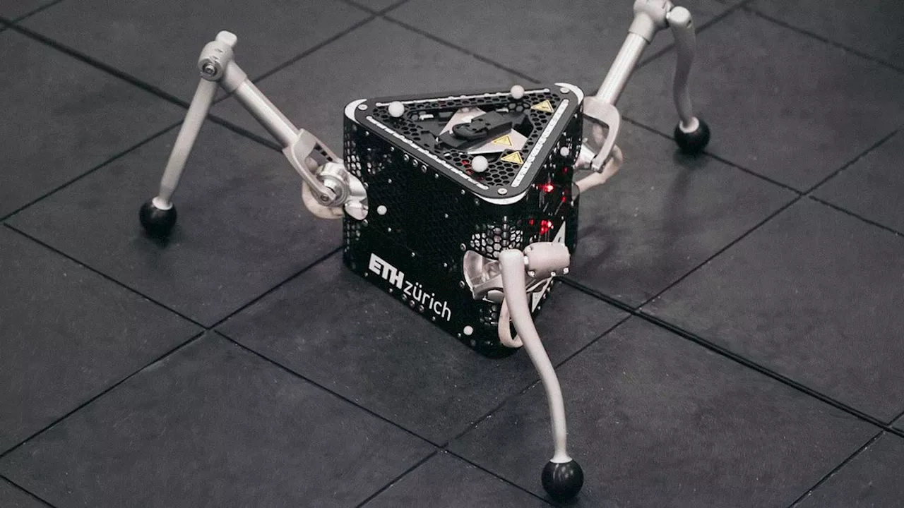 SpaceHopper: A Three-Legged Robot for Exploring Low-Gravity Environments