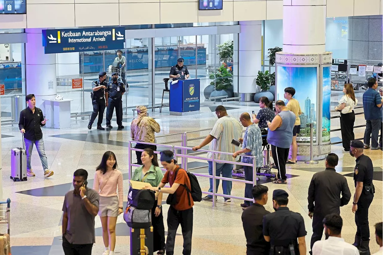 Shooting drama at the airport