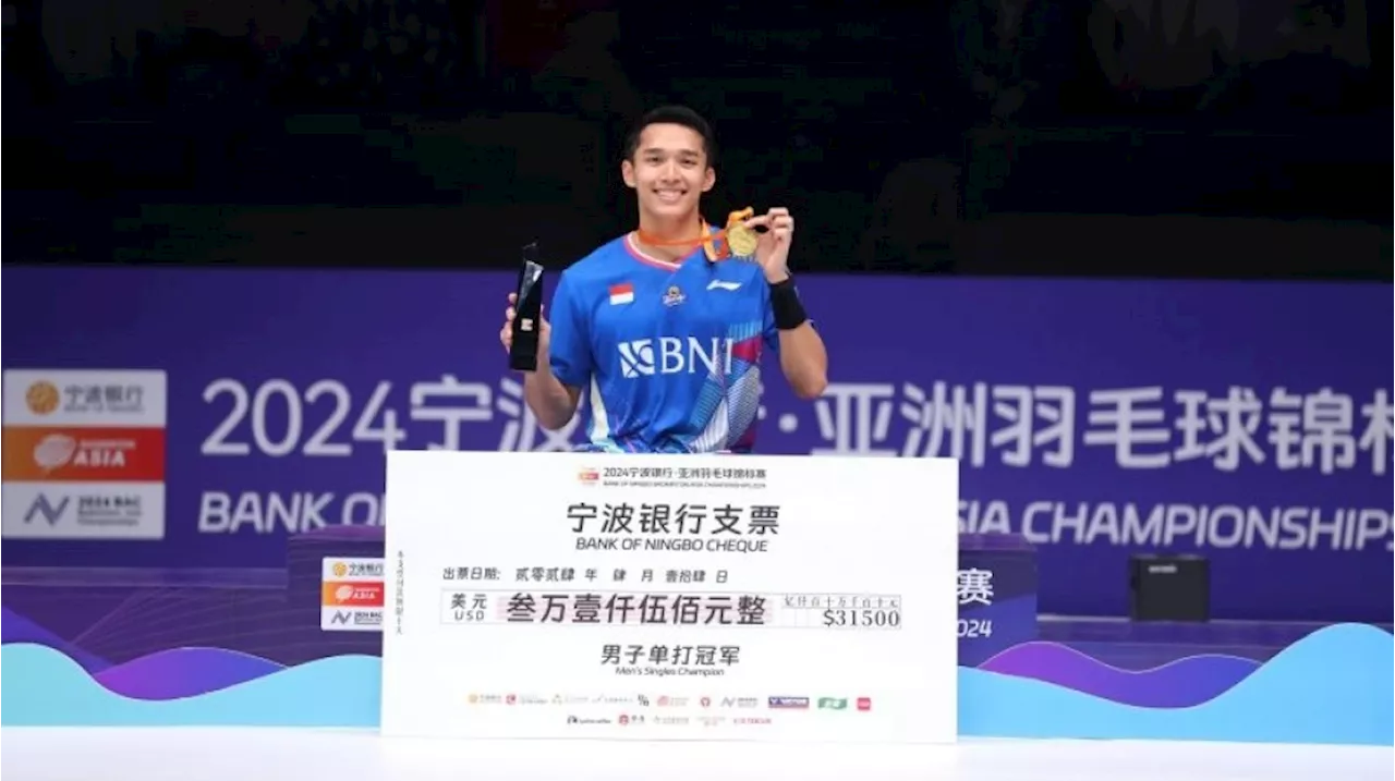 Kemenangan di BAC dan All England 2024 Jadi Bekal Konsistensi Jonatan Christie