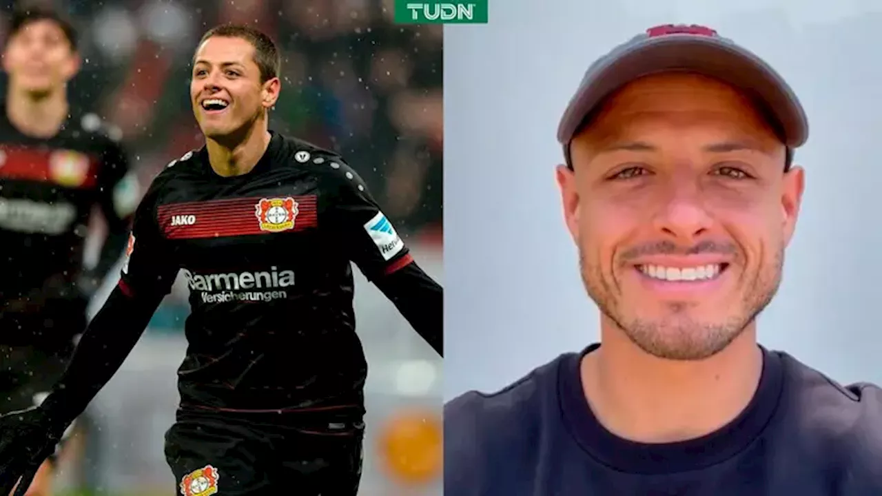 Chicharito felicita al Bayer Leverkusen por su primer título de Bundesliga