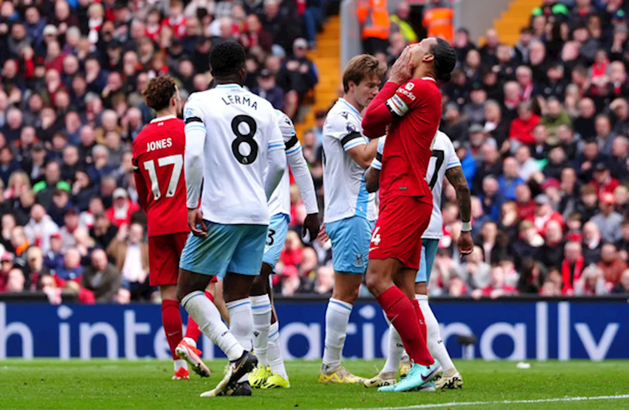 Title challengers Liverpool suffer shock defeat to Crystal Palace