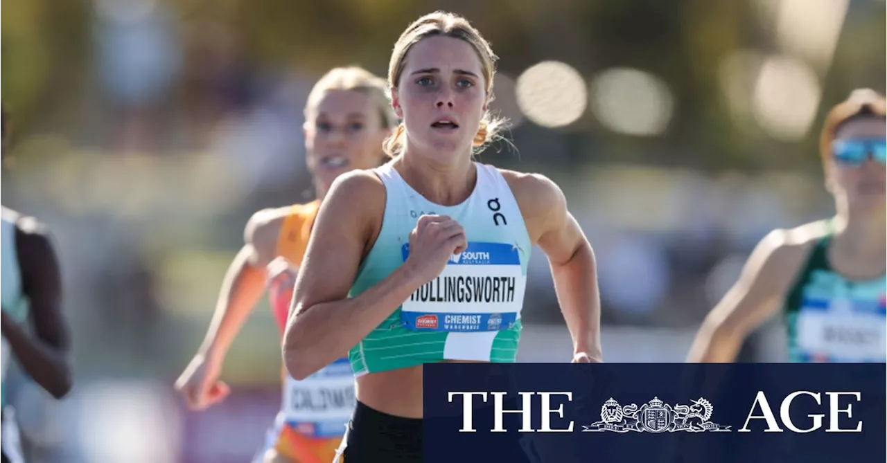 Claudia Hollingsworth Wins Australian 800-Metre Race and Makes Olympic Team