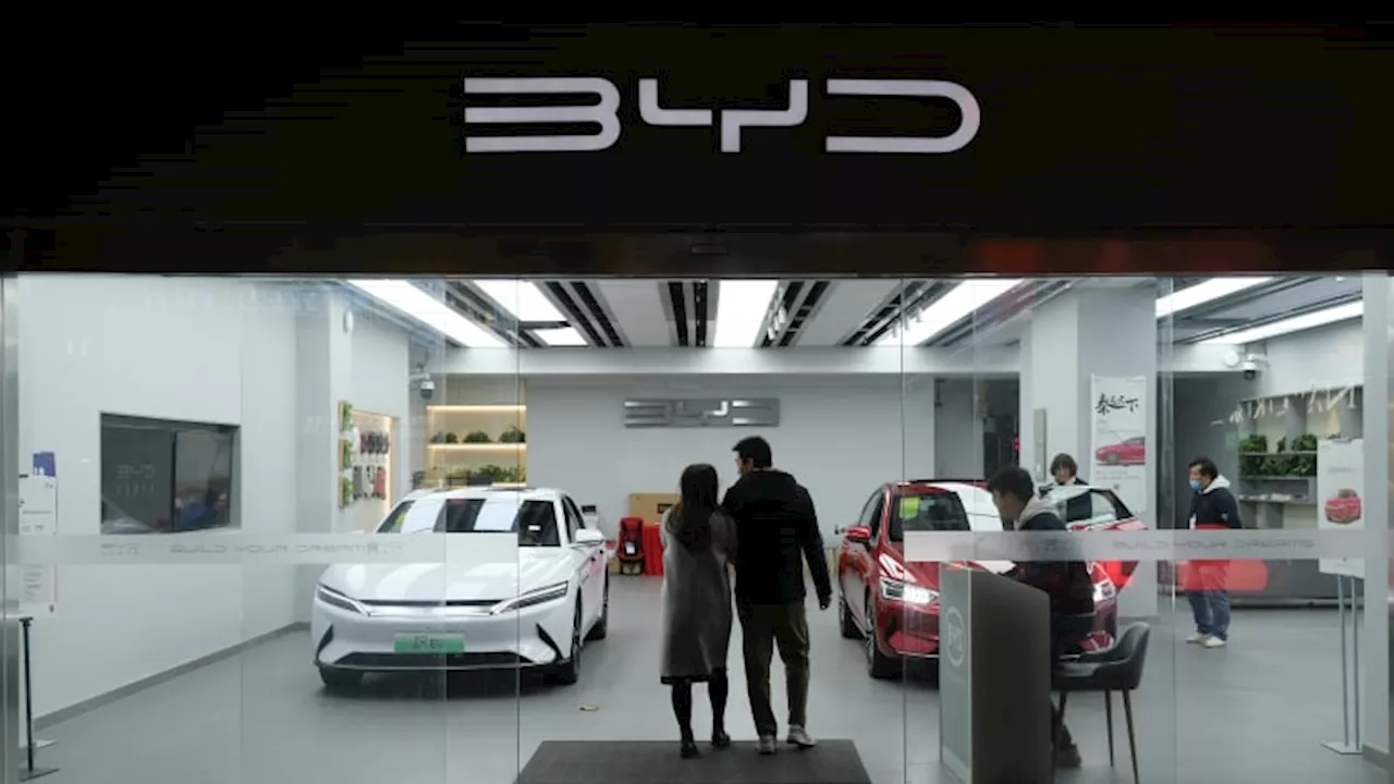 BYD got $3.7 billion in Chinese aid to dominate EVs, study says