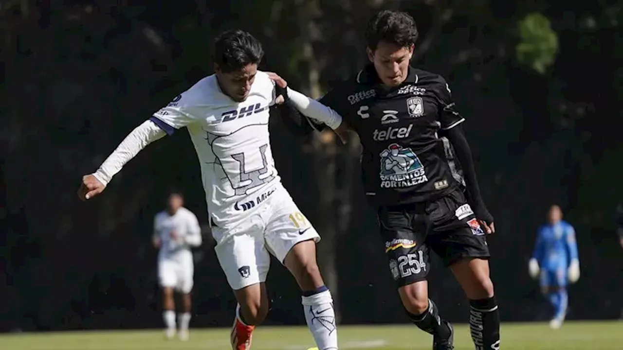 Pumas y León empatan en la Liga MX Sub-23 previo al partido estelar en C.U.