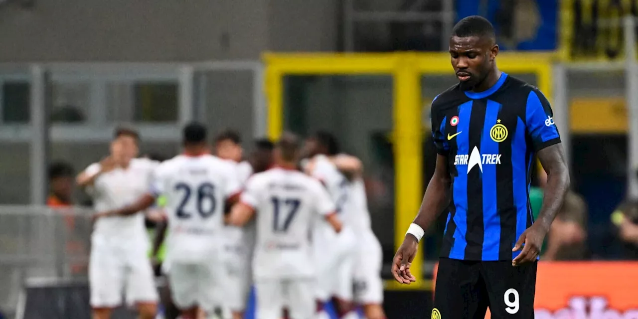 L'Inter non supera il Cagliari e vede svanire il record di punti