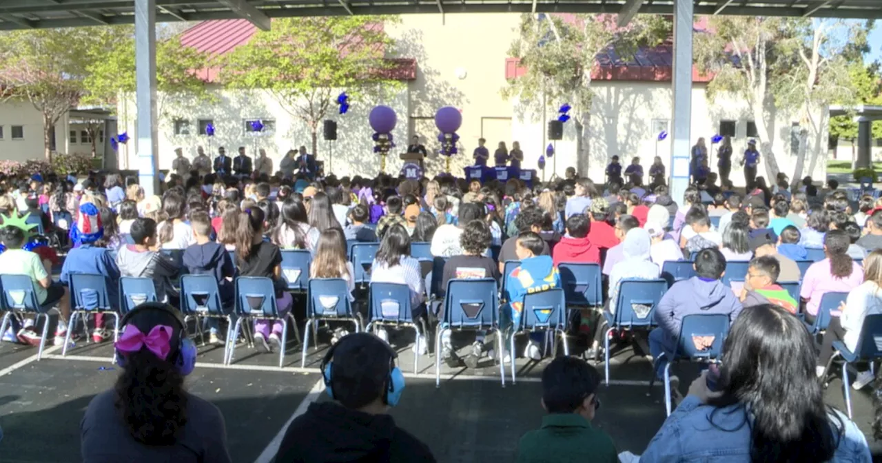 Corky McMillin Elementary School designated as a Purple Star School