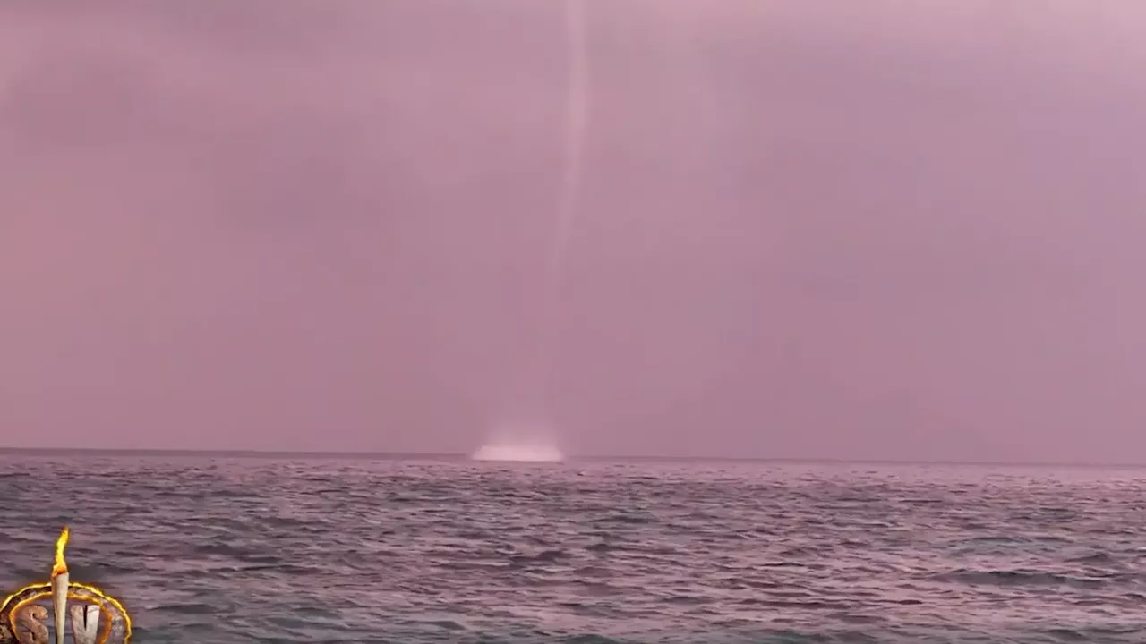 Un tornado pone en alerta a los concursantes de 'Supervivientes': 'Esa rueda de agua girando y viniendo hacia nosotros, qué susto'