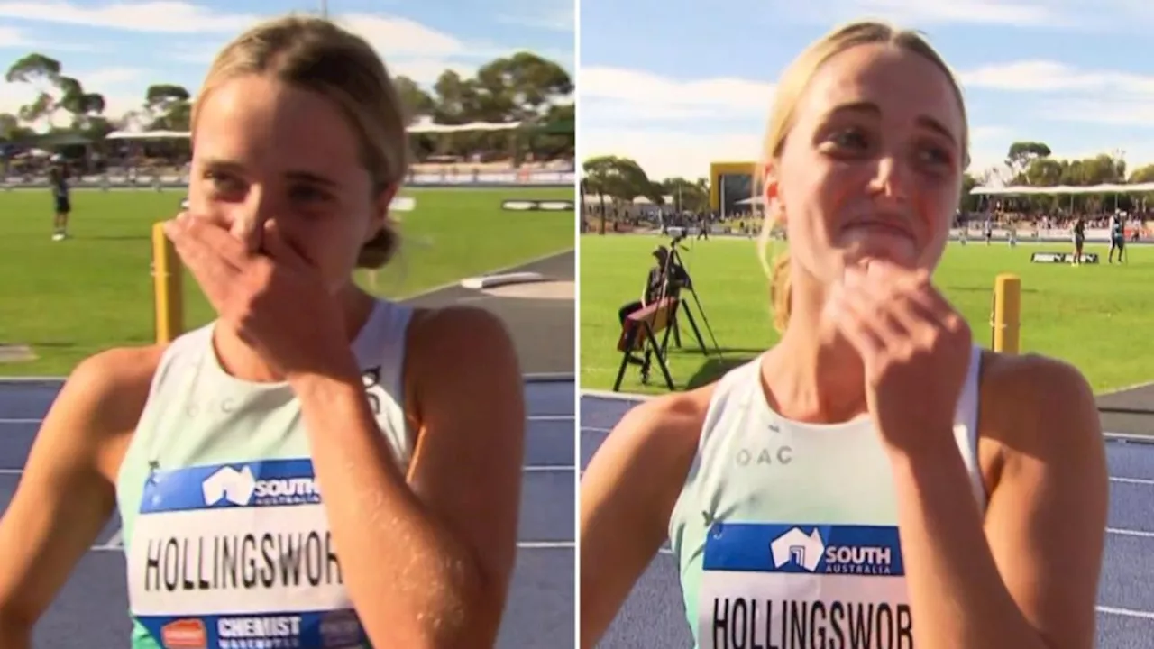 Claudia Hollingsworth seals Olympic-sized birthday present with emotional 800m Australian title victory