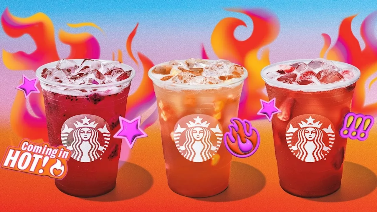 Starbucks introduces new drink options adding a fiery twist to spring