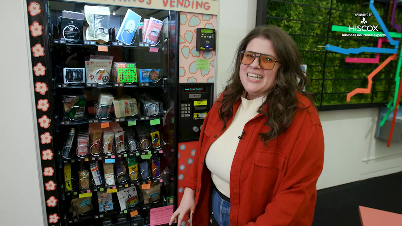 Chicago's Good Things Vending stocks colorfully painted machines with local artisan wares