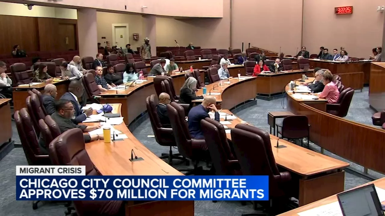 Committee approves Chicago Mayor Brandon Johnson's request for $70M for migrant care