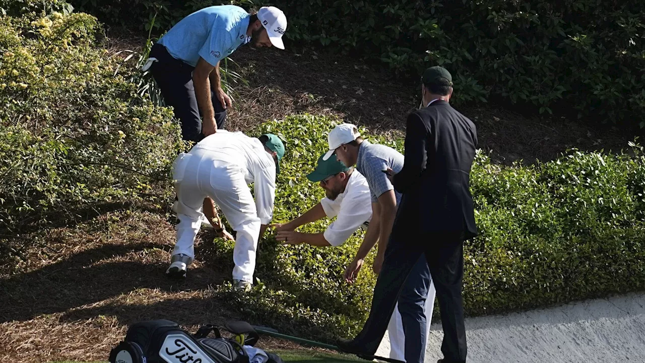 Final Round at the Masters Golf Tournament