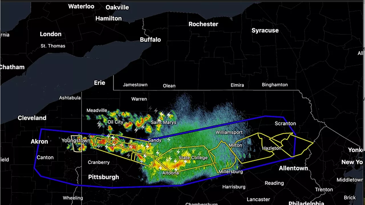 50 million from Pennsylvania to Midwest face severe thunderstorms threat