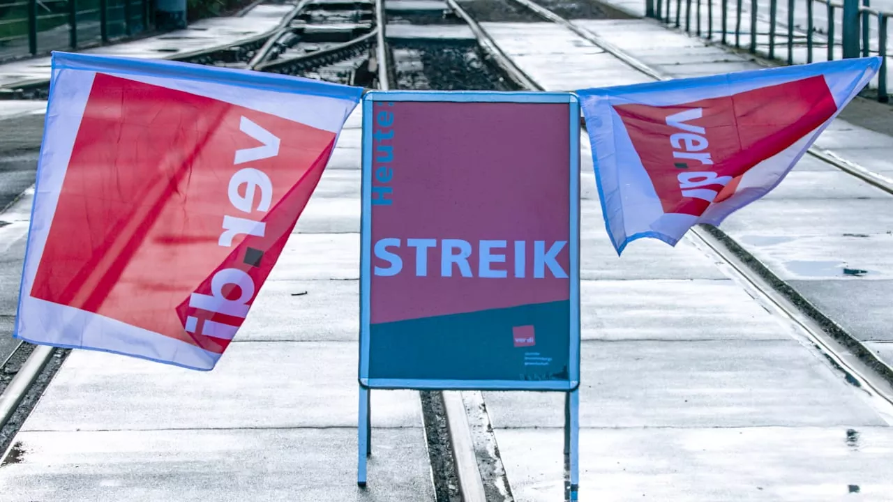 NRW: Der Streik von Verdi im Nahverkehr geht weiter