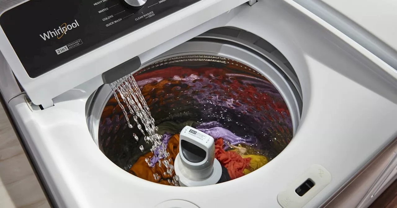 Win a brand new Whirlpool Washer with the industry-first 2 in 1 Removable Agitator