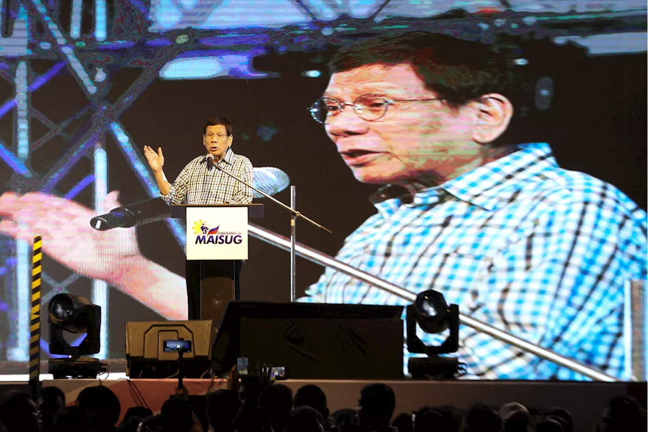 Duterte warns Marcos Jr. anew to set aside ‘ambition’ to stay in power