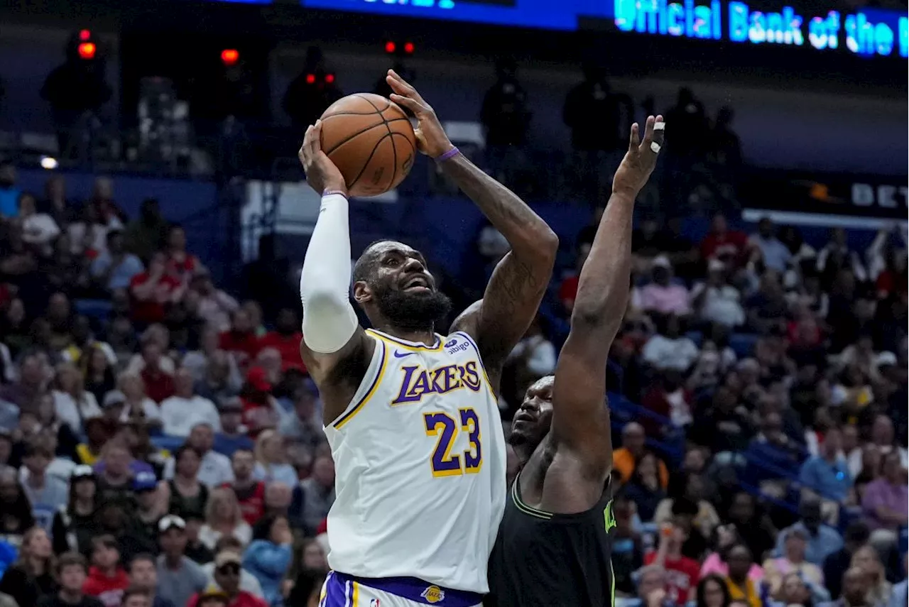 LeBron triple-double lifts Lakers over Pelicans and into a play-in rematch with NO