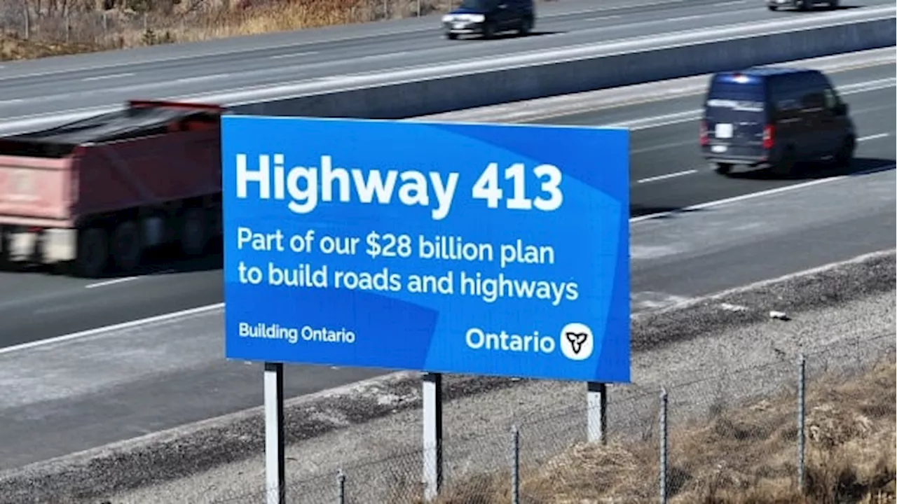 Ottawa and Ontario announce deal to scrap Highway 413 impact assessment