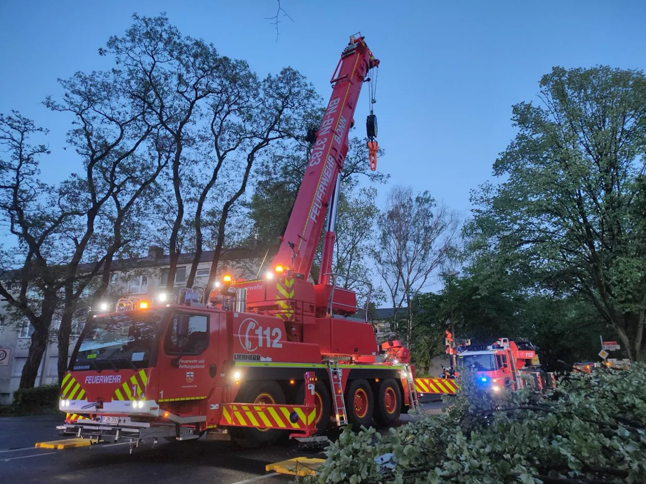 Sturmtief führt zu vielen Einsätzen für die Feuerwehr