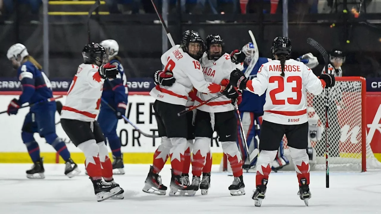 Canada Beats United States in Overtime to Win Women's World Hockey Championship