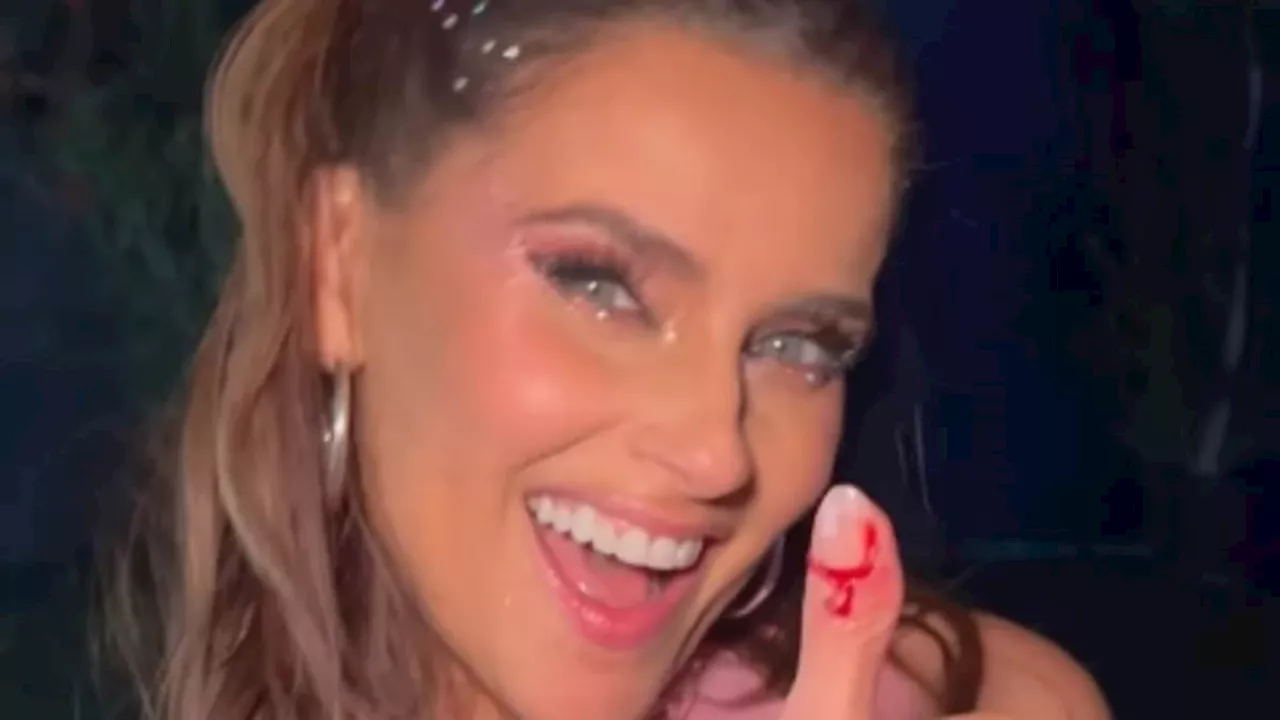 Nelly Furtado, 45, is left BLEEDING after suffering epic fall on stage during energetic Coachella...