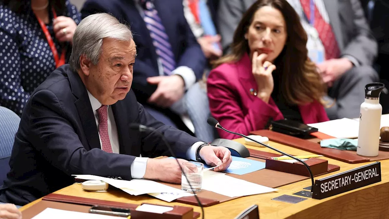 UN chief declares 'the Middle East is on the brink' after Iran attack