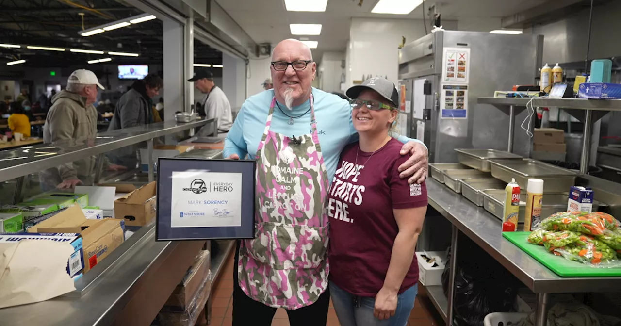 Denver's unhoused population served breakfast by familiar face at the Denver Rescue Mission