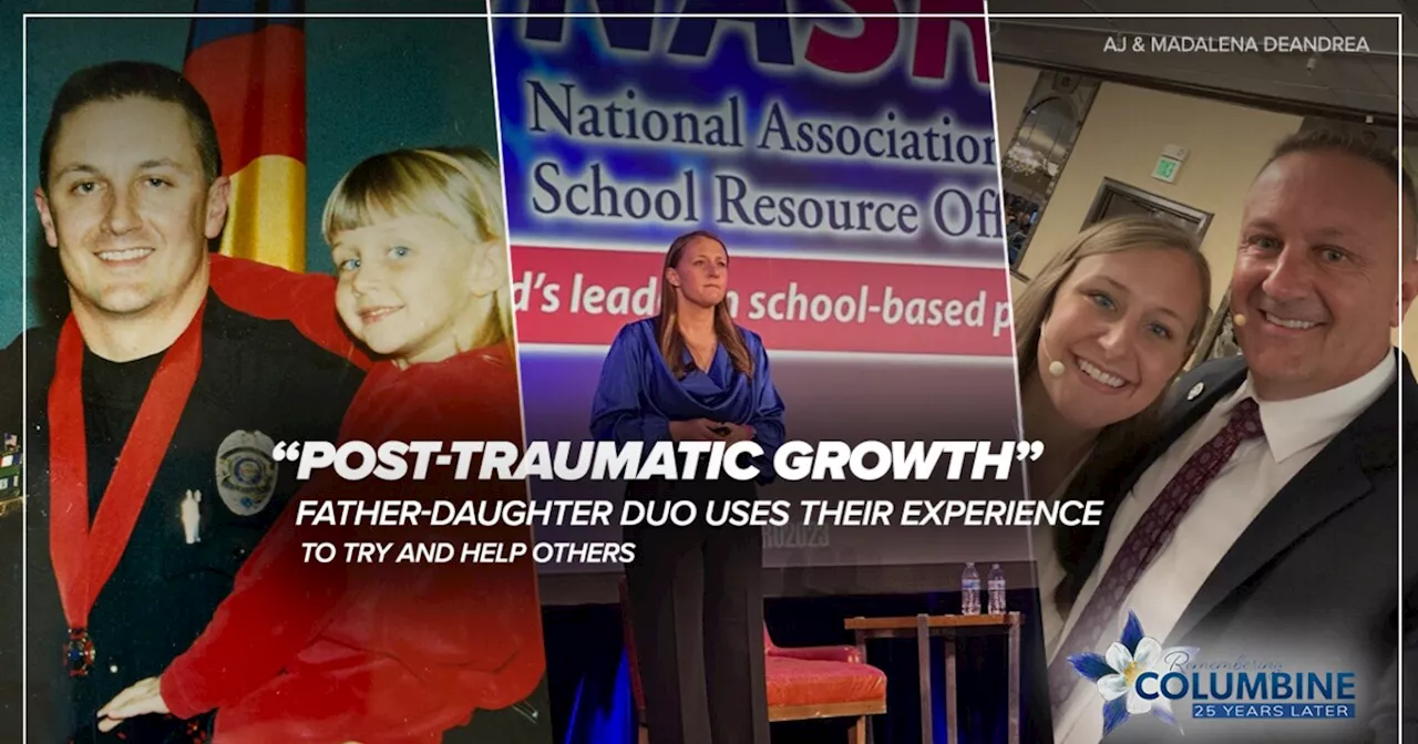 'Post-traumatic growth': After Columbine, father and daughter use their experience to try to help others