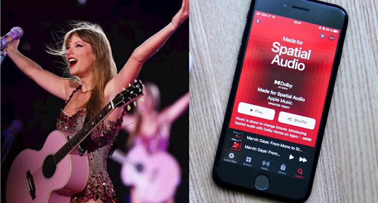 Apple Music se transforma para recibir el nuevo álbum de Taylor Swift