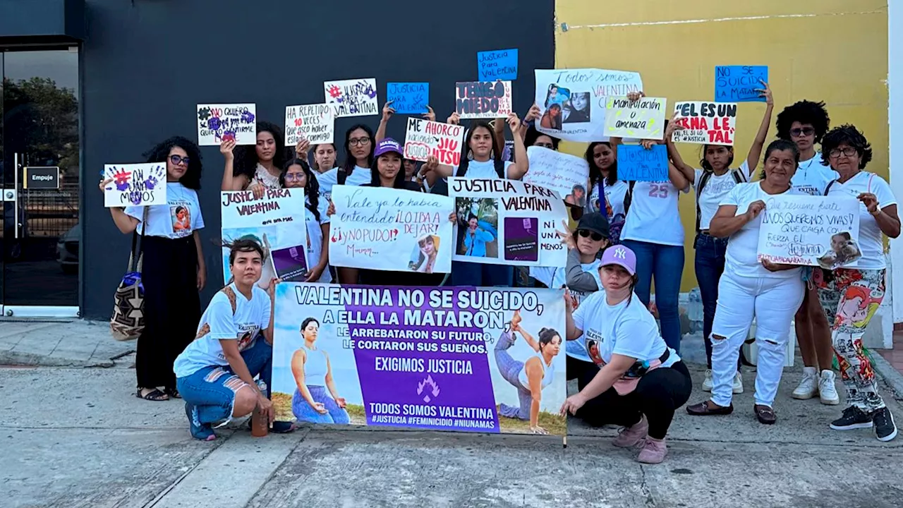 “Exigimos justicia”: protesta en calles de B/quilla por caso Valentina Cepeda