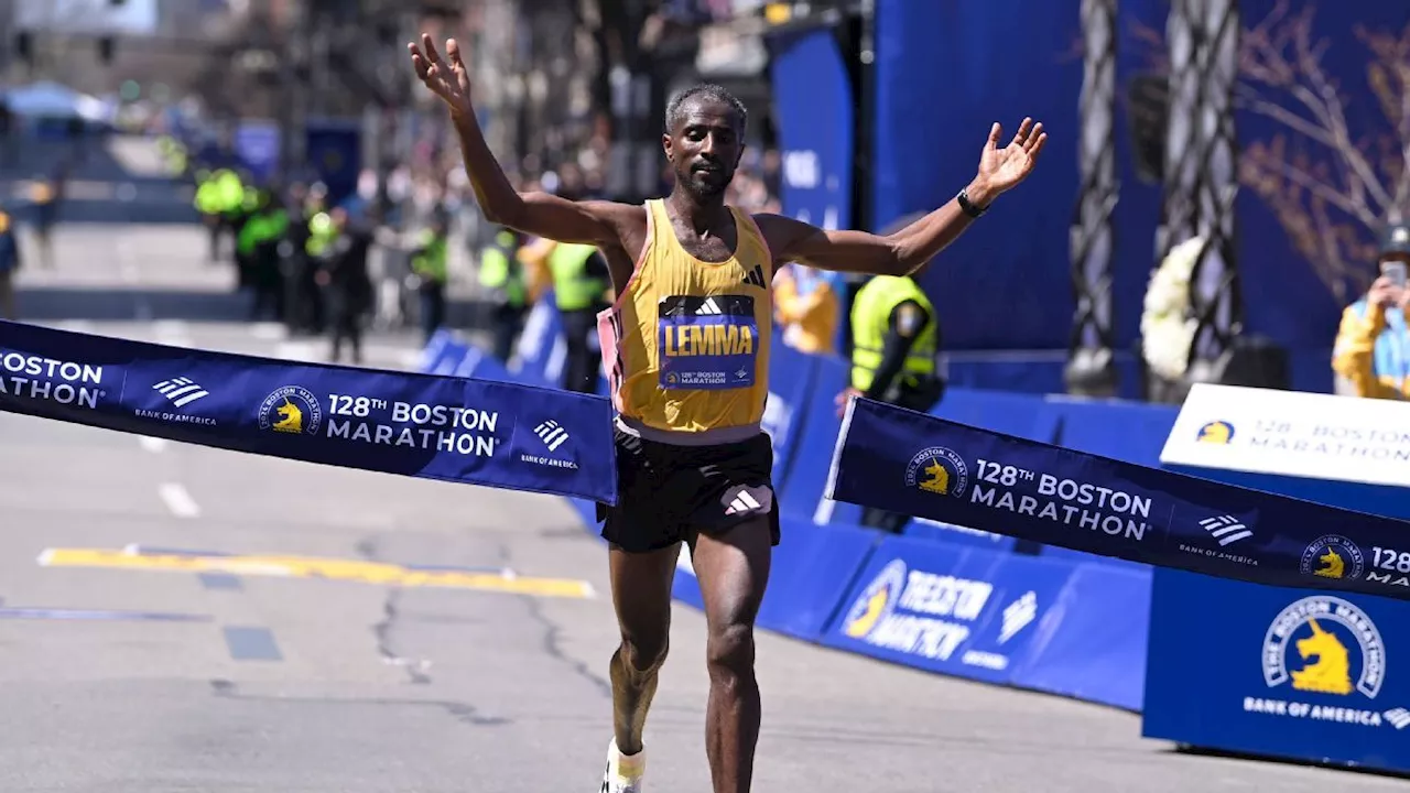 Sisay Lemma wins Boston Marathon men's race in runaway