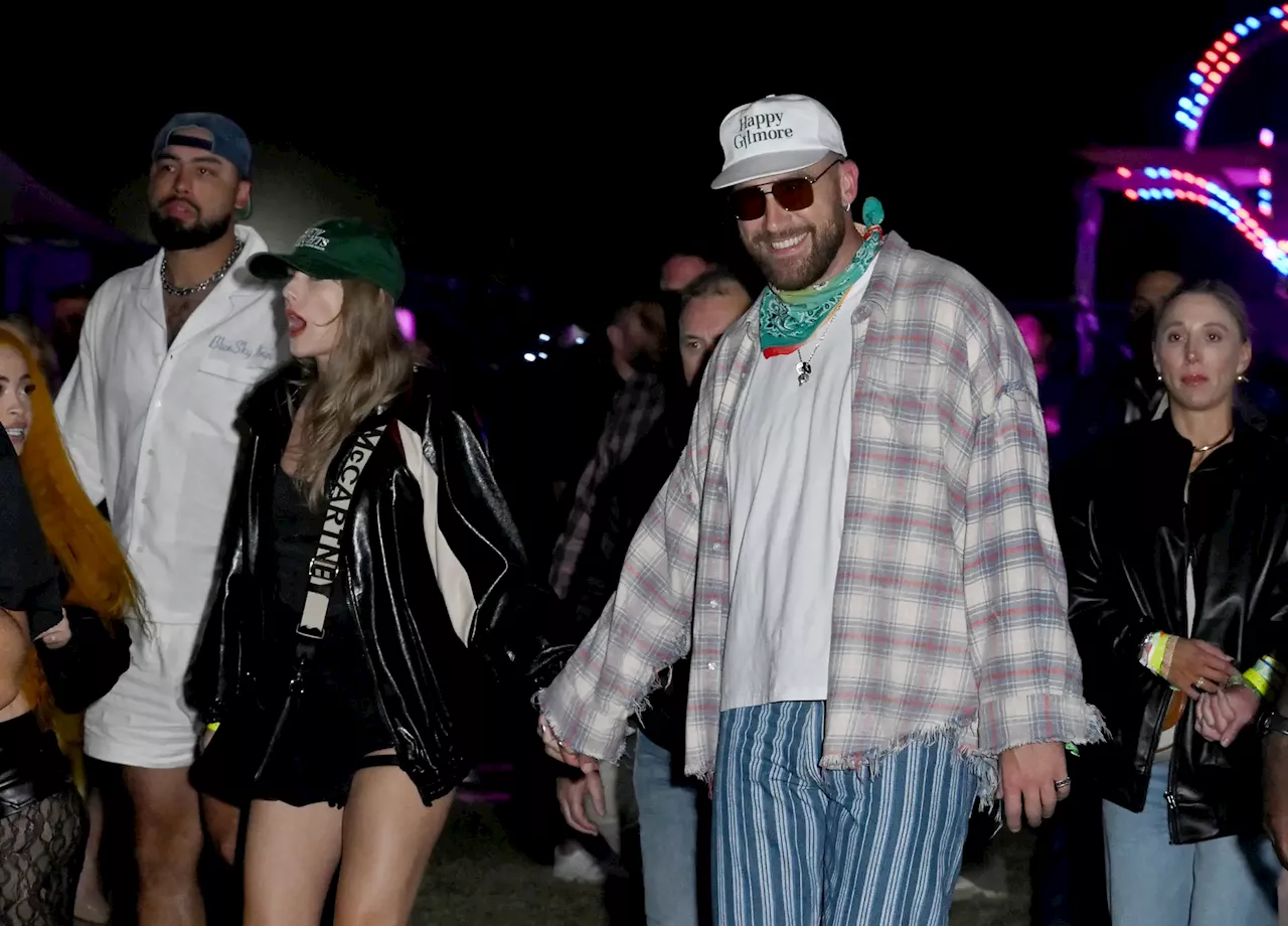 Taylor Swift foi ao festival Coachella dançar com o namorado Travis Kelce