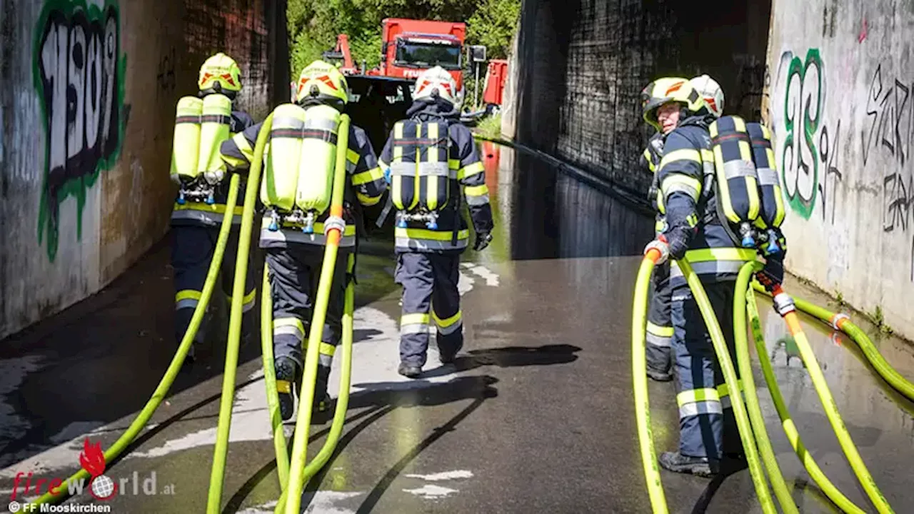 Stmk: Grundausbildung–Tunnel 2024 für Portalfeuerwehren in Mooskirchen