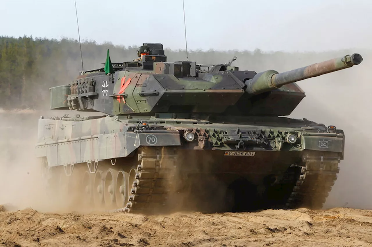 Российский артиллерист поразил Leopard 2 первым же снарядом