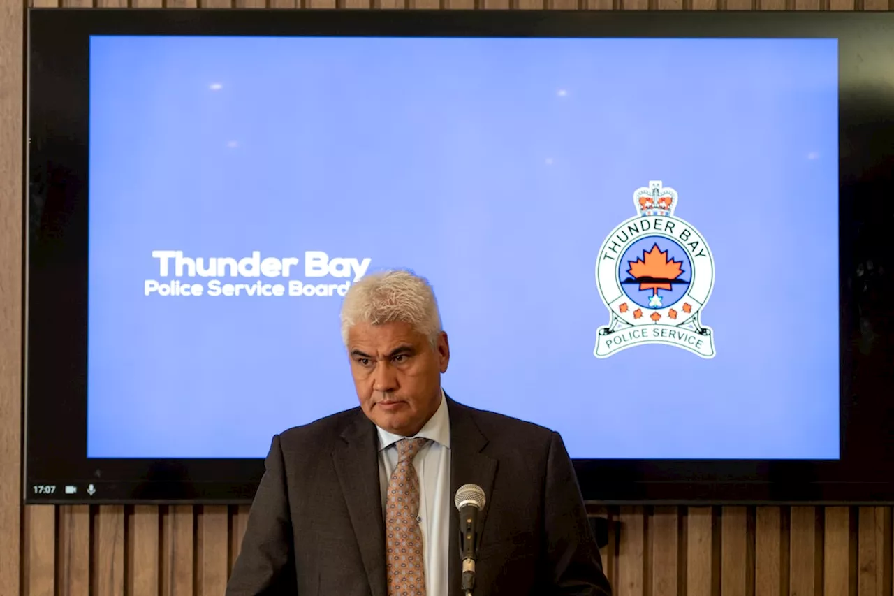 Thunder Bay police chief vows to rebuild eroding trust after ex-chief arrested