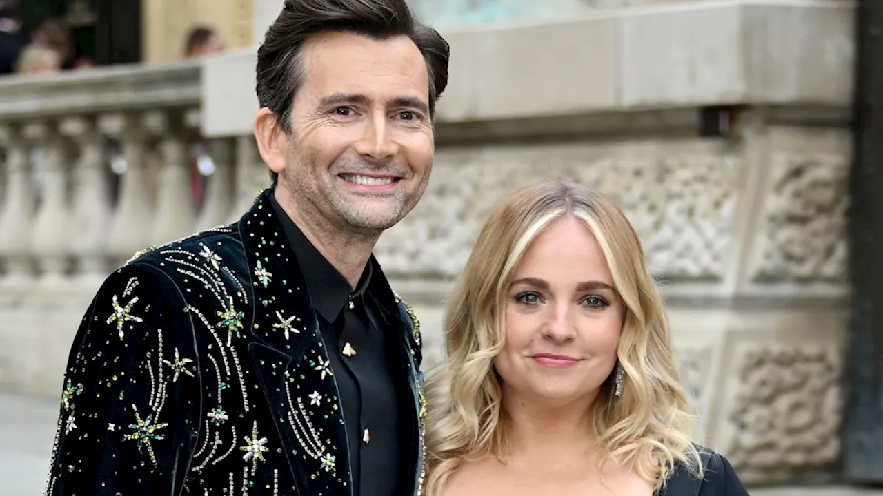 David Tennant, 52, and wife Georgia, 39, look uber glamorous for rare ritzy date night