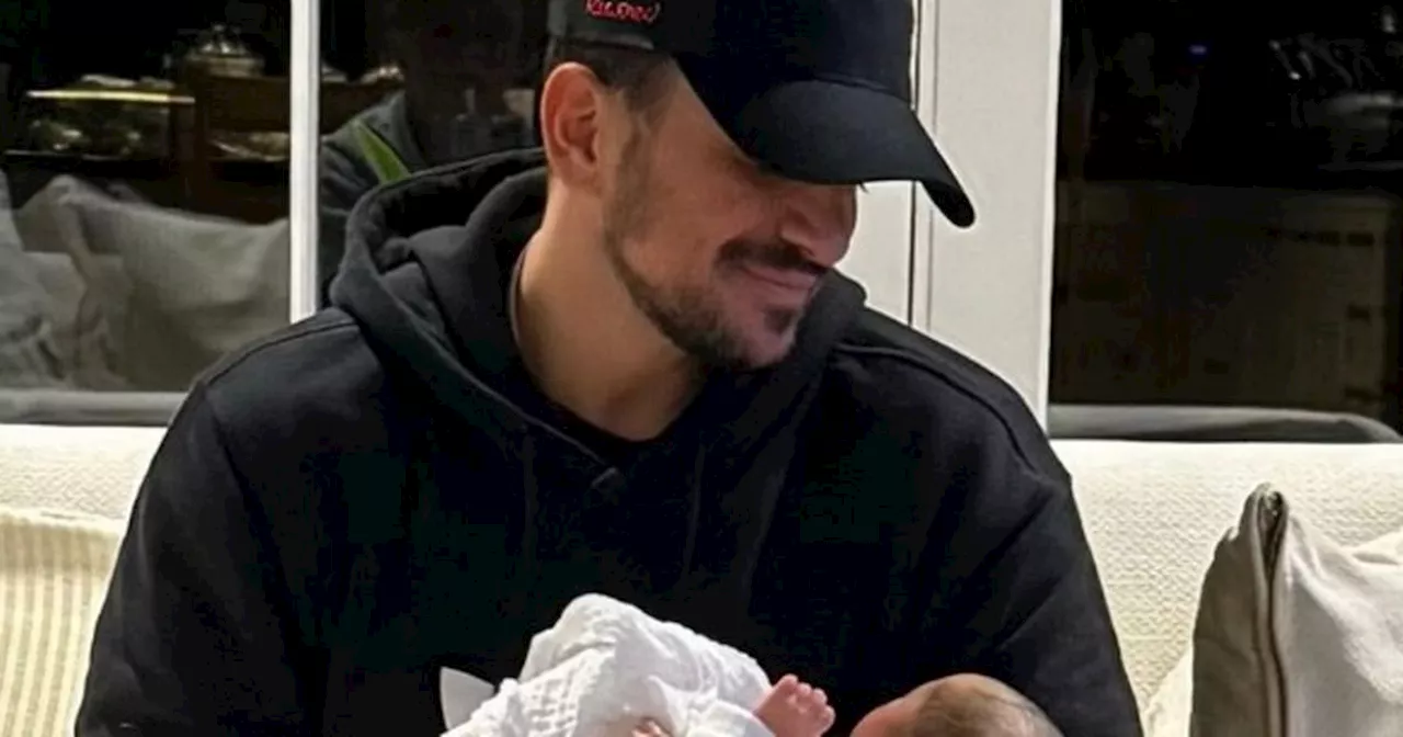 Peter Andre shares adorable new photo baby daughter after giving name update