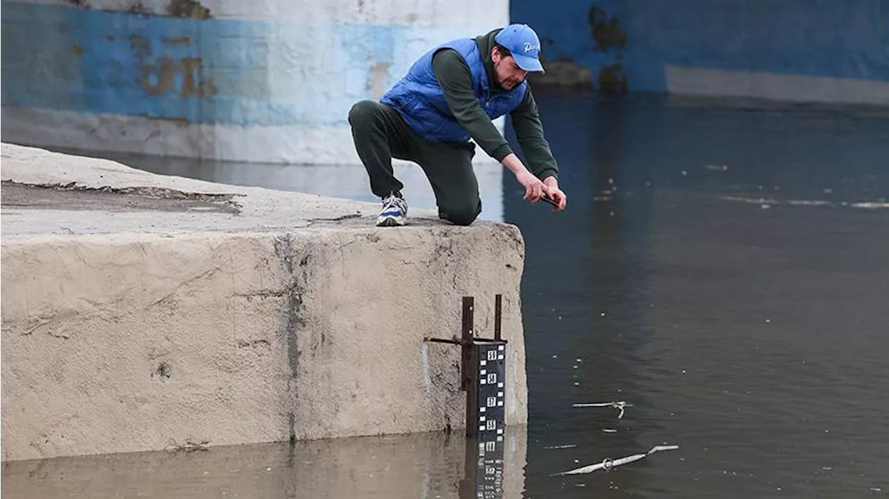 Уровень воды в реке Тобол в Кургане превысит отметку опасного явления 15-18 апреля