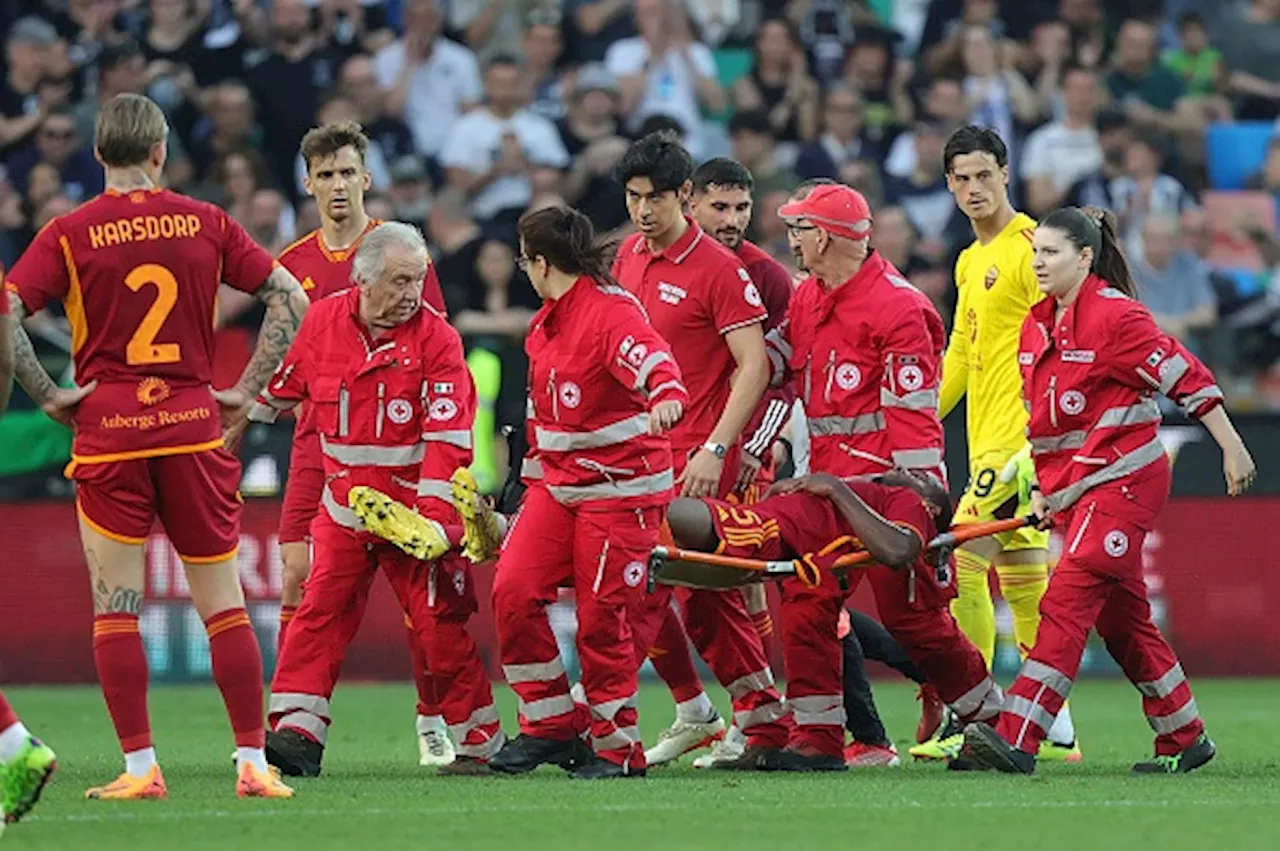 AS Roma Star Evan Ndicka Collapses During Match