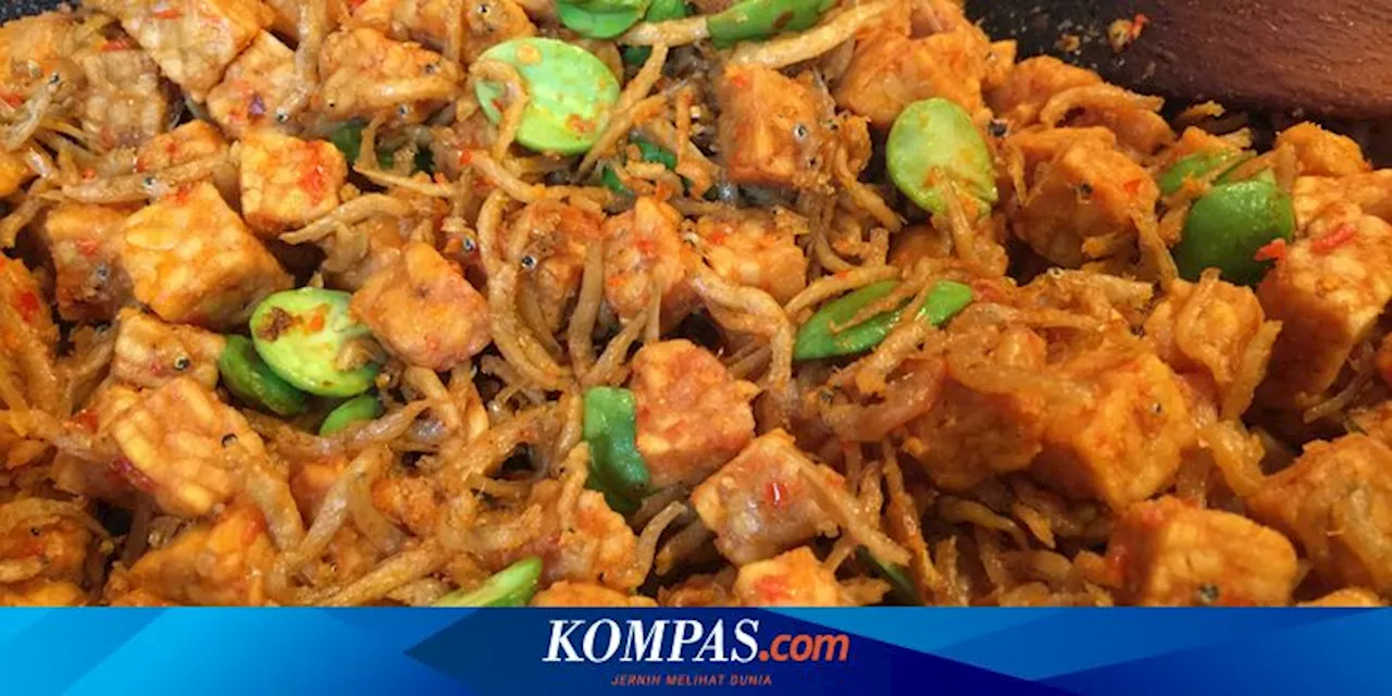 Resep Tumis Teri Petai dan Tempe, Lauk Praktis Mudah Dibuat