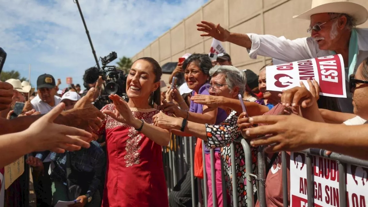 Claudia Sheinbaum pide al INE facilidades para voto en el extranjero