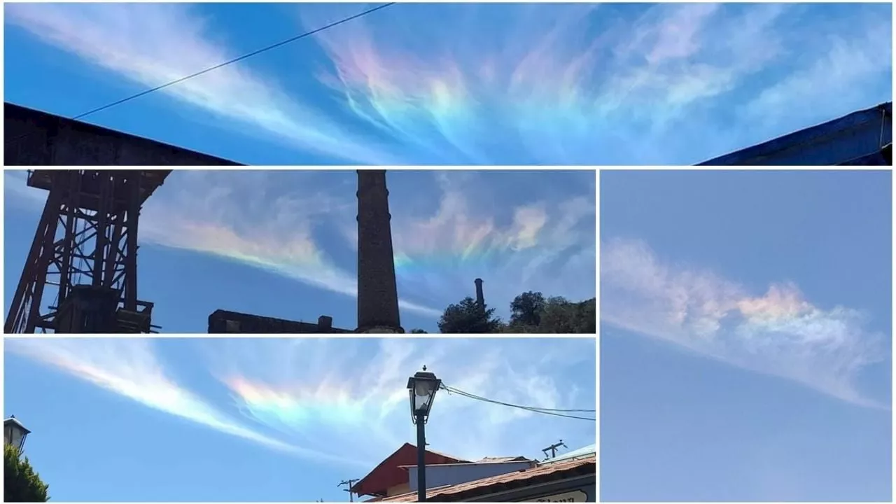 Captan extraño fenómeno en el cielo de Real del Monte; así se veía