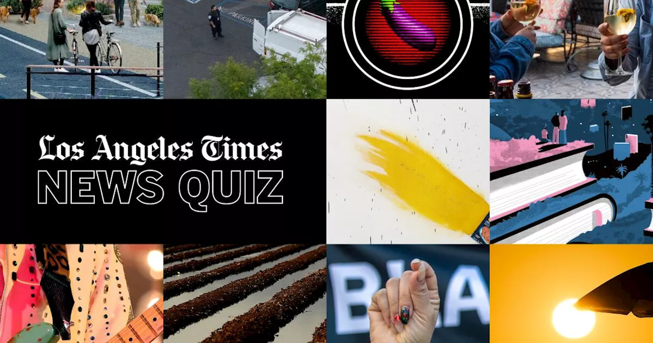 Los Angeles Times News Quiz: Easter heists, opening acts, running mates, and more