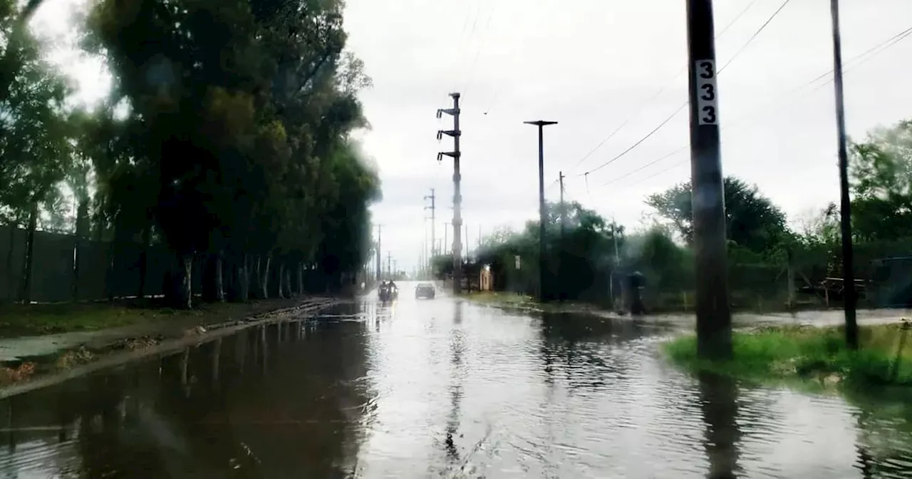 La lluvia dejó localidades con más de 100 milímetros recibidos en las últimas 24 horas